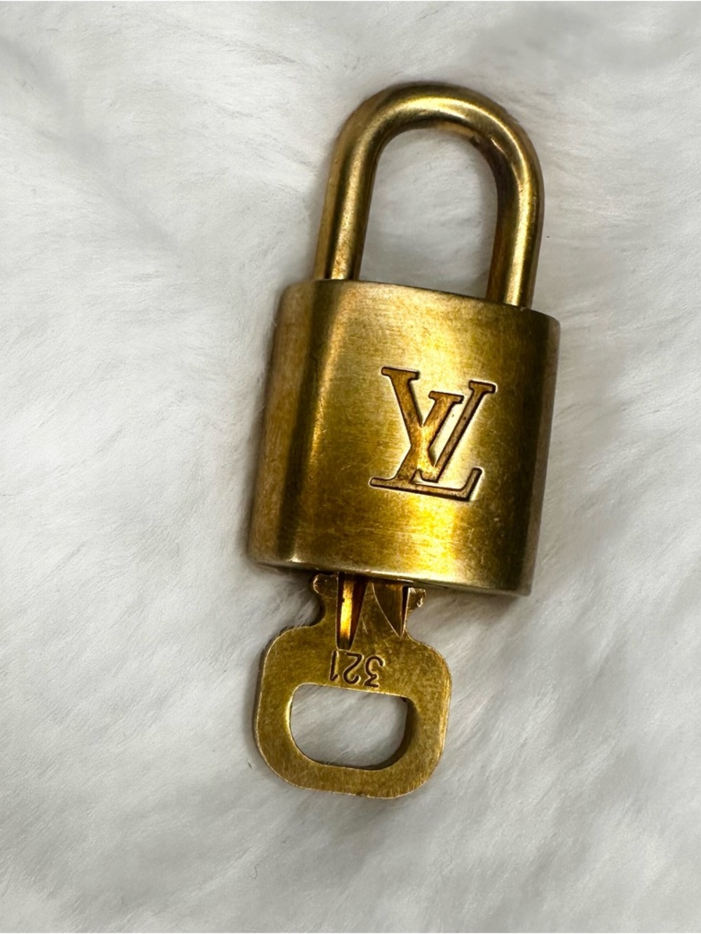 *LOUIS VUITTON* LV Monogram Lock & Key #321
